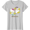 image:imageHello Kitty Zodiac Pisces TShirtSilver Grey