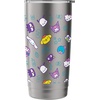 image:imageHello Kitty amp Friends Chibi All Over Stainless Steel Insulated TumblerBrushed Steel