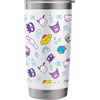 image:imageHello Kitty amp Friends Chibi All Over Stainless Steel Insulated TumblerWhite