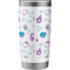 image:imageHello Kitty amp Friends Chibi All Over Stainless Steel Insulated TumblerWhite