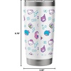 image:imageHello Kitty amp Friends Chibi All Over Stainless Steel Insulated TumblerWhite