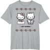 image:imageHello Kitty and Dear Daniel Just Married Tee Shirt TShirtHeather Grey