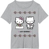 image:imageHello Kitty and Dear Daniel Just Married Tee Shirt TShirtHeather Grey