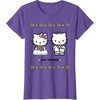 image:imageHello Kitty and Dear Daniel Just Married Tee Shirt TShirtPurple Heather