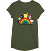 image:imageHello Kitty and Friends Kind People TShirtOlive Green