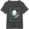 image:imagePochacco Stay Pawsitive Positive Good Energy Fun Vibes TShirtDark Heather Grey