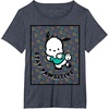 image:imagePochacco Stay Pawsitive Positive Good Energy Fun Vibes TShirtHeather Blue