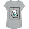 image:imagePochacco Stay Pawsitive Positive Good Energy Fun Vibes TShirtHeather Grey