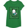 image:imagePochacco Stay Pawsitive Positive Good Energy Fun Vibes TShirtKelly Green