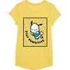 image:imagePochacco Stay Pawsitive Positive Good Energy Fun Vibes TShirtLemon Yellow