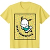 image:imagePochacco Stay Pawsitive Positive Good Energy Fun Vibes TShirtLemon Yellow