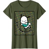 image:imagePochacco Stay Pawsitive Positive Good Energy Fun Vibes TShirtOlive Green