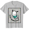 image:imagePochacco Stay Pawsitive Positive Good Energy Fun Vibes TShirtSilver Grey