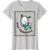 image:imagePochacco Stay Pawsitive Positive Good Energy Fun Vibes TShirtSilver Grey