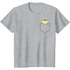 image:imagePompompurin Chest Pocket TShirtHeather Grey