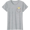 image:imagePompompurin Chest Pocket TShirtHeather Grey