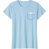 image:imageSANRIO Cinnamoroll Chest Pocket TShirt  UnisexAdults and Kids  White  Short Sleeve  Classic Fit  Cotton Polyester  Machine Wash  SmallBaby Blue