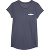 image:imageSANRIO Cinnamoroll Chest Pocket TShirt  UnisexAdults and Kids  White  Short Sleeve  Classic Fit  Cotton Polyester  Machine Wash  SmallHeather Blue