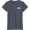 image:imageSANRIO Cinnamoroll Chest Pocket TShirt  UnisexAdults and Kids  White  Short Sleeve  Classic Fit  Cotton Polyester  Machine Wash  SmallHeather Blue