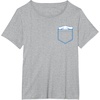 image:imageSANRIO Cinnamoroll Chest Pocket TShirt  UnisexAdults and Kids  White  Short Sleeve  Classic Fit  Cotton Polyester  Machine Wash  SmallHeather Grey