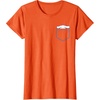 image:imageSANRIO Cinnamoroll Chest Pocket TShirt  UnisexAdults and Kids  White  Short Sleeve  Classic Fit  Cotton Polyester  Machine Wash  SmallOrange