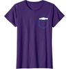 image:imageSANRIO Cinnamoroll Chest Pocket TShirt  UnisexAdults and Kids  White  Short Sleeve  Classic Fit  Cotton Polyester  Machine Wash  SmallPurple