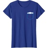 image:imageSANRIO Cinnamoroll Chest Pocket TShirt  UnisexAdults and Kids  White  Short Sleeve  Classic Fit  Cotton Polyester  Machine Wash  SmallRoyal Blue