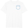 image:imageSANRIO Cinnamoroll Chest Pocket TShirt  UnisexAdults and Kids  White  Short Sleeve  Classic Fit  Cotton Polyester  Machine Wash  SmallWhite