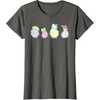 image:imageSanrio Hello Kitty Keroppi My Melody Pompompurin Easter Eggs TShirtAsphalt Grey