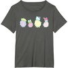 image:imageSanrio Hello Kitty Keroppi My Melody Pompompurin Easter Eggs TShirtAsphalt Grey