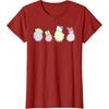image:imageSanrio Hello Kitty Keroppi My Melody Pompompurin Easter Eggs TShirtCranberry Red