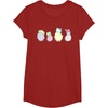 image:imageSanrio Hello Kitty Keroppi My Melody Pompompurin Easter Eggs TShirtCranberry Red