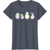 image:imageSanrio Hello Kitty Keroppi My Melody Pompompurin Easter Eggs TShirtHeather Blue