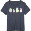 image:imageSanrio Hello Kitty Keroppi My Melody Pompompurin Easter Eggs TShirtHeather Blue