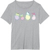 image:imageSanrio Hello Kitty Keroppi My Melody Pompompurin Easter Eggs TShirtHeather Grey