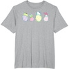 image:imageSanrio Hello Kitty Keroppi My Melody Pompompurin Easter Eggs TShirtHeather Grey