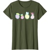 image:imageSanrio Hello Kitty Keroppi My Melody Pompompurin Easter Eggs TShirtOlive Green