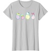 image:imageSanrio Hello Kitty Keroppi My Melody Pompompurin Easter Eggs TShirtSilver Grey