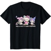 image:imageSanrio Hello Kitty and Friends Flower Crowns TShirt Small BlackBlack