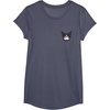 image:imageSanrio Kuromi Front and Back Logo Tee Shirt TShirtHeather Blue
