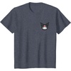 image:imageSanrio Kuromi Front and Back Logo Tee Shirt TShirtHeather Blue