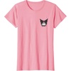 image:imageSanrio Kuromi Front and Back Logo Tee Shirt TShirtPink