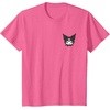 image:imageSanrio Kuromi Front and Back Logo Tee Shirt TShirtPink Heather
