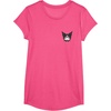 image:imageSanrio Kuromi Front and Back Logo Tee Shirt TShirtPink Heather