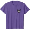 image:imageSanrio Kuromi Front and Back Logo Tee Shirt TShirtPurple Heather