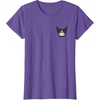 image:imageSanrio Kuromi Front and Back Logo Tee Shirt TShirtPurple Heather
