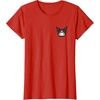 image:imageSanrio Kuromi Front and Back Logo Tee Shirt TShirtRed