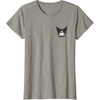 image:imageSanrio Kuromi Front and Back Logo Tee Shirt TShirtSlate Grey