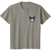 image:imageSanrio Kuromi Front and Back Logo Tee Shirt TShirtSlate Grey