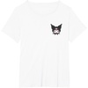 image:imageSanrio Kuromi Front and Back Logo Tee Shirt TShirtWhite